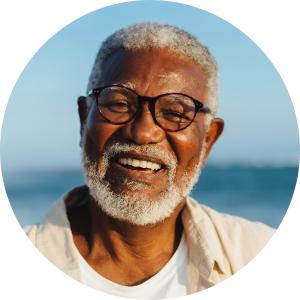 Foto do cliente para avaliação da Rosetta Stone.