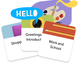 Gráfico de seleção de categoria da Rosetta Stone