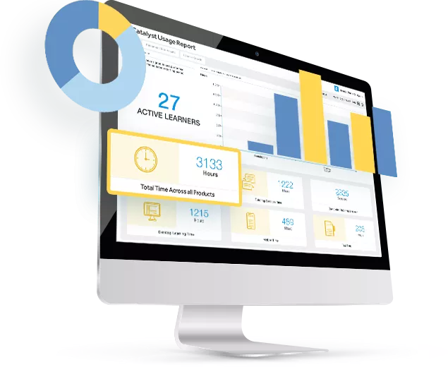 Um exemplo estilizado do Rosetta Stone Reporting Tools